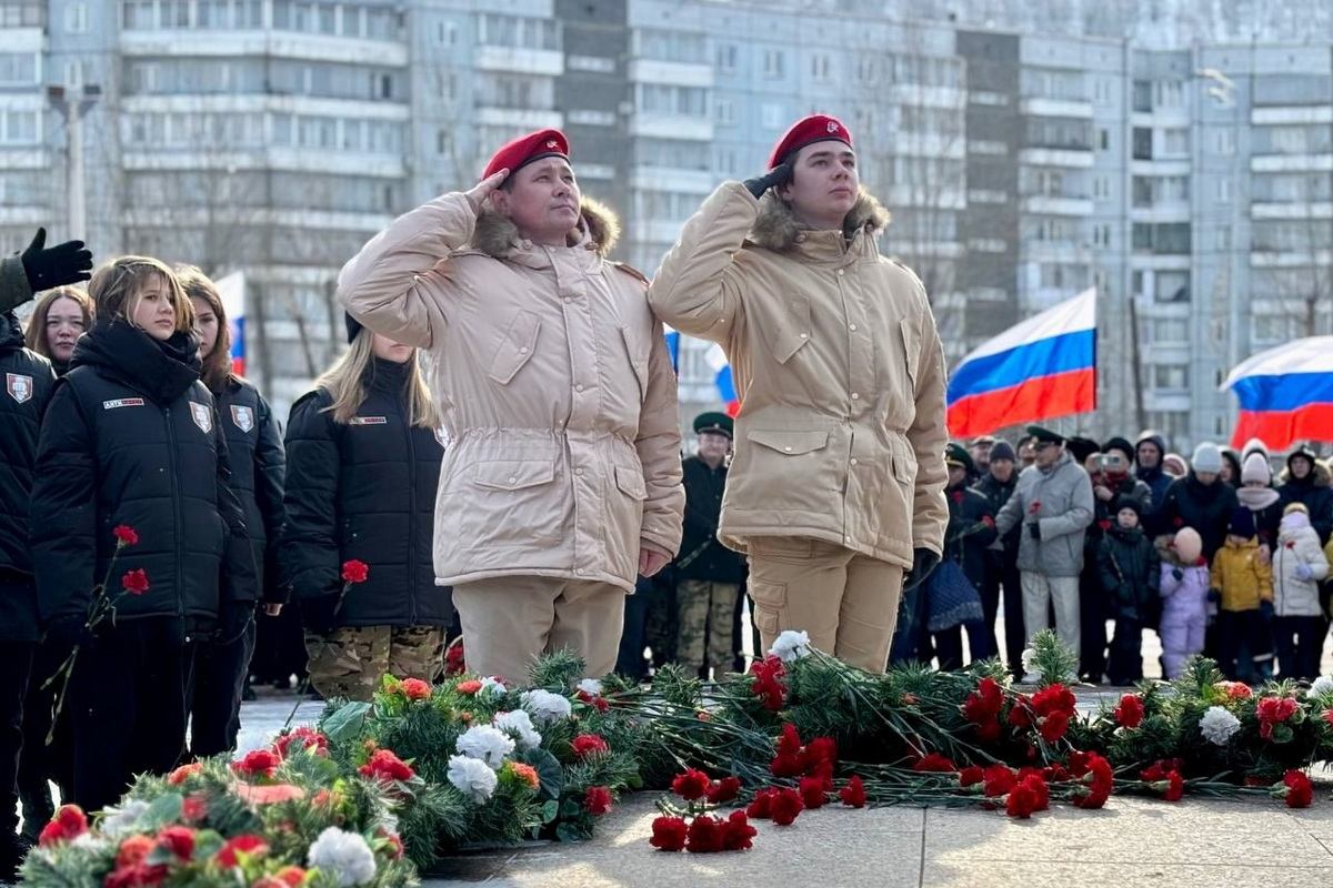 Юнармейцы Красноярского края приняли участие в «Эстафете Победы»